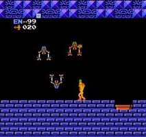 une photo d'Ã©cran de Metroid sur Nintendo Nes